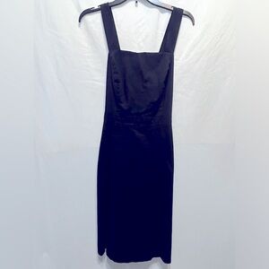 Banana Republic navy sundress in organic cotton.